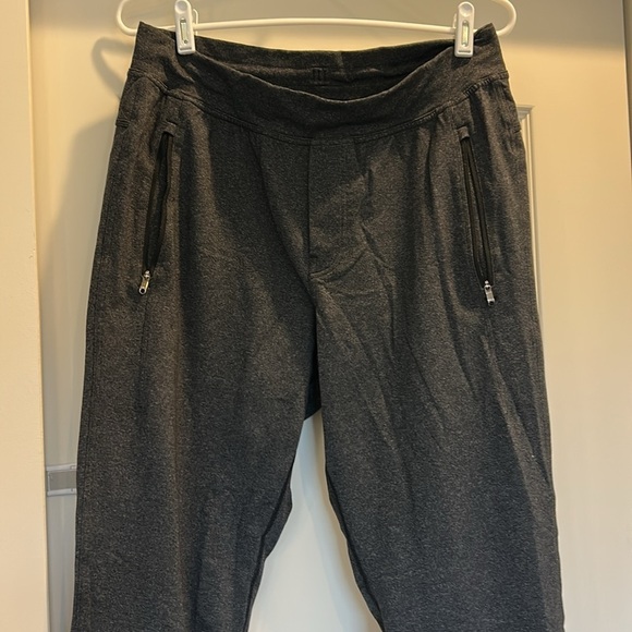 Lululemon Discipline Pant Luon Athletic Pants Heathered Black Size Large - Picture 2 of 6